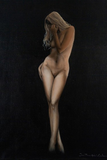 Silhouette Peinture intitulée "Silhouette" par Jean-Pierre André Leclercq, Œuvre d'art originale, Huile