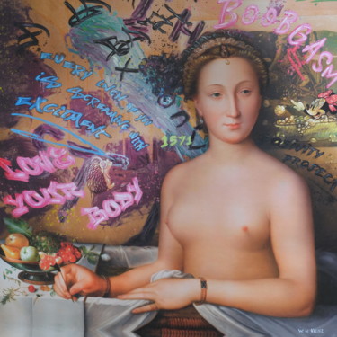 绘画 标题为“Love your body” 由Wilhem Von Kalisz, 原创艺术品, 丙烯