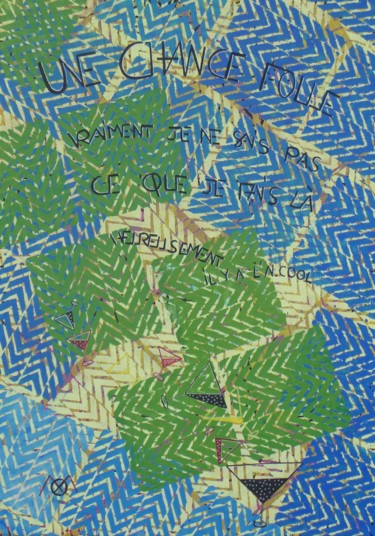 Peinture intitulée "Le verre à moitié p…" par O.M.A., Œuvre d'art originale, Acrylique