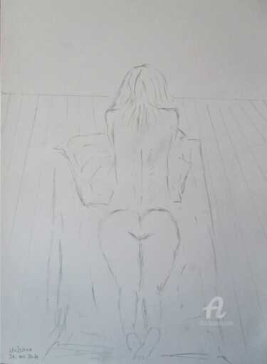 Drawing titled "Alice de dos." by Roberto Urbano, Original Artwork, Pencil