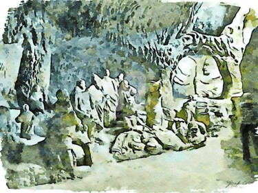 Gruppi scultorei nella chiesetta ipogea