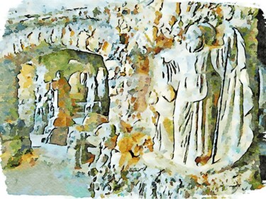 Scultura della chiesa ipogea (2)