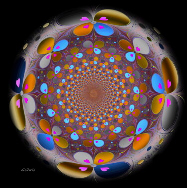 Digital Arts titled "Vertigo" by Christiane Guilleminot, Original Artwork, 2D Digital Work