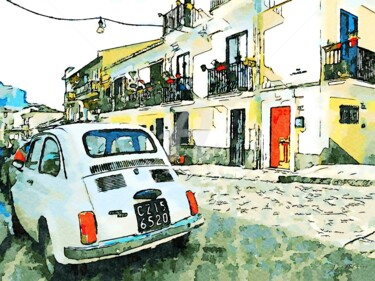 Scorcio con automobile