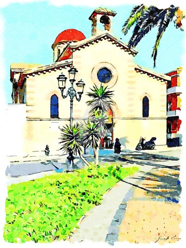 Chiesa con lampione