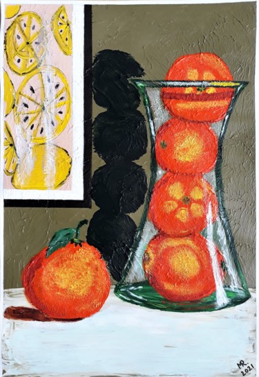 绘画 标题为“Still life-017.” 由Marie Ruda, 原创艺术品, 丙烯