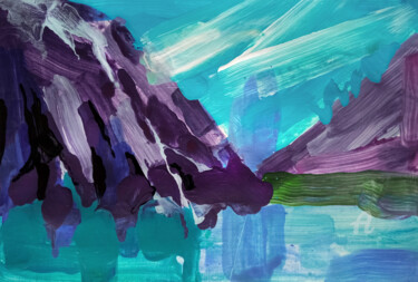 「Cold water」というタイトルの絵画 Nataliia Belozerovaによって, オリジナルのアートワーク, アクリル