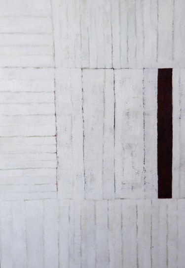 Painting titled "Biblioteca I" by Anna Jannack, Original Artwork, Oil