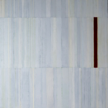 Painting titled "Biblioteca IX" by Anna Jannack, Original Artwork, Oil