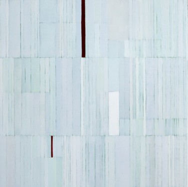 Painting titled "Biblioteca XV" by Anna Jannack, Original Artwork, Oil