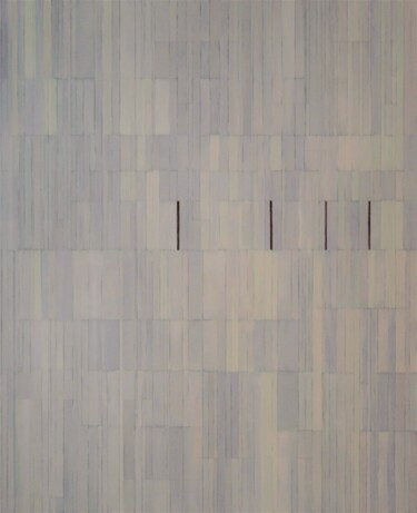 Painting titled "Biblioteca XVII" by Anna Jannack, Original Artwork, Oil