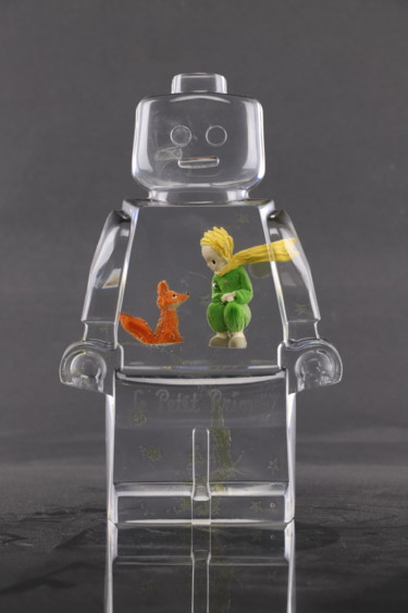 ROBOCLUSION LE PETIT PRINCE 4 雕塑 标题为“ROBOCLUSION LE PETI…” 由Vincent Sabatier (VerSus), 原创艺术品, 树脂