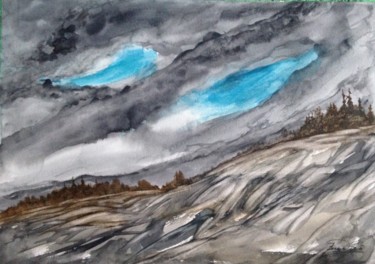 Peinture intitulée "03" par Guy Benson, Œuvre d'art originale, Aquarelle