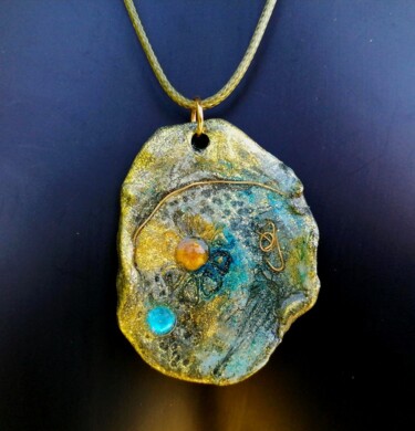 Design intitulée "Maya ( l'océan d'il…" par Eugenia Delad, Œuvre d'art originale, Bijoux