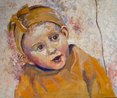 Painting titled "Atlas" by Isabelle Reygaerts, Original Artwork, Oil