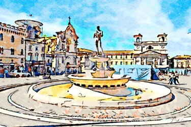 Fontana in piazza Duomo