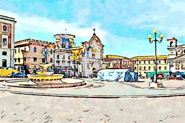 Piazza Duomo con tenda