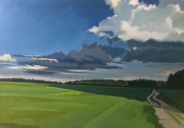 绘画 标题为“Серия Поля. Fields.” 由Yuliya Pokrovskaya, 原创艺术品, 油