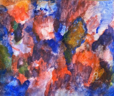 Abstract composed II Painting titled "Abstract composed II" by Ingela Wallgren Lindgren, Original Artwork, Tempera