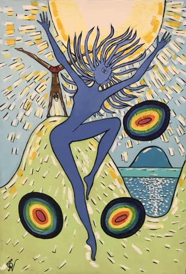 绘画 标题为“Series "Dance" "Day"” 由Nadezhda Frolova, 原创艺术品, 油