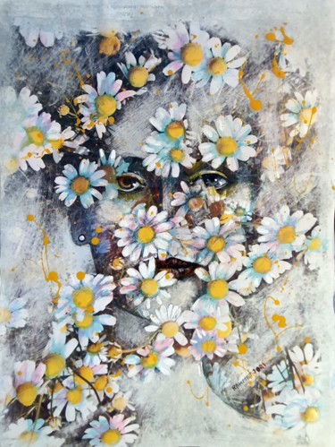 Princess. (from the series "Flowers and Women") Ζωγραφική με τίτλο "Princess. (from the…" από Rakhmet Redzhepov, Αυθεντικά έργα τέχνης, Ακρυλικό