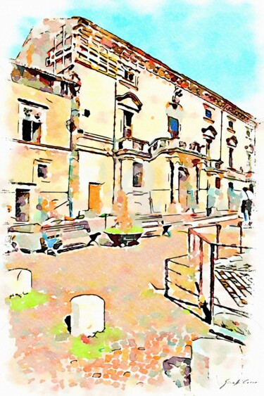 Palazzo danneggiato