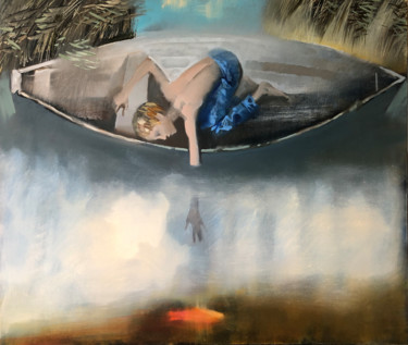 绘画 标题为“золотая рыбка” 由Oleg Tchoubakov, 原创艺术品, 油