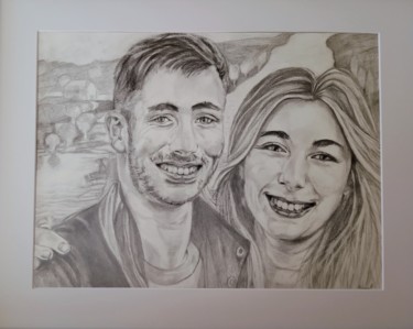 Dessin intitulée "MM" par Maryse Renault, Œuvre d'art originale, Crayon Monté sur Carton