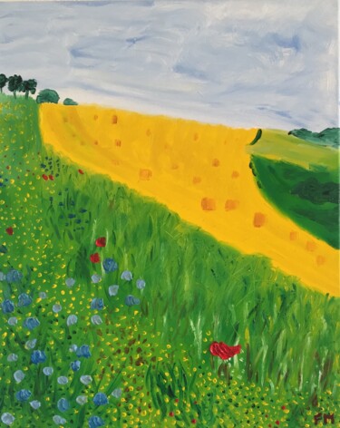 제목이 "#Campagne belge"인 미술작품 François Martigné로, 원작, 기름