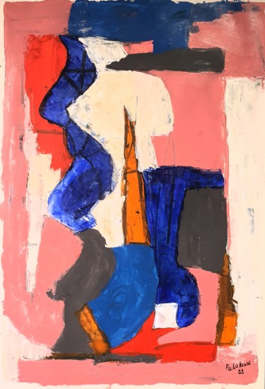 Pintura intitulada "Fêmea resgatada e f…" por Paulo Rosae, Obras de arte originais, Acrílico