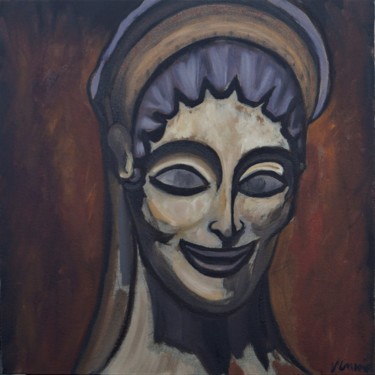 Painting titled "Latona" by Vincenzo Cohen, Original Artwork, Oil