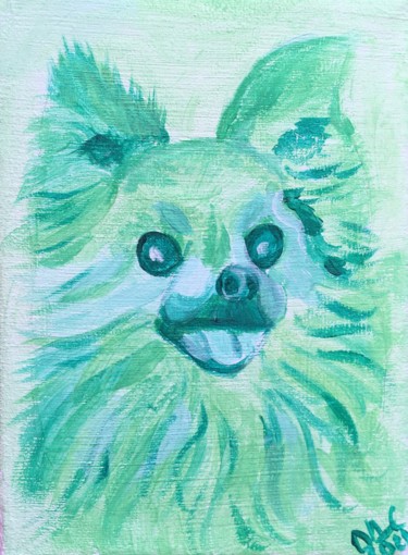 Peinture intitulée "Kira" par Murielle Lucie Clément, Œuvre d'art originale, Acrylique