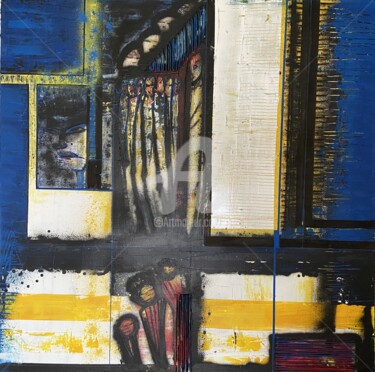 Peinture intitulée "Solidaires" par Laila Gauthier (LAILABAGAU), Œuvre d'art originale, Acrylique