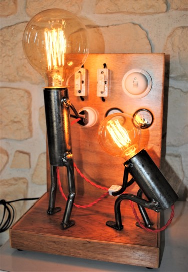 Design titled "les branchés" by Henri Gutierrez, Original Artwork, Luminaire