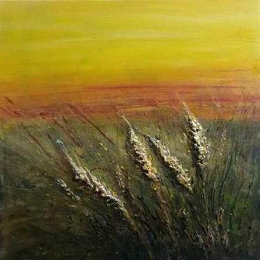Painting titled "TRIGOS" by Soraya Quintana Quiñones, Original Artwork, Acrylic
