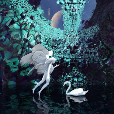 Digital Arts titled "Eye of Japetus" by Rikkihop, Original Artwork, 3D Modeling