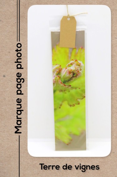 Photographie intitulée "Marque page Terre d…" par Christelle Prieur, Œuvre d'art originale, Photographie numérique