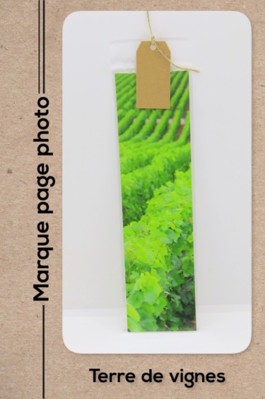 Photographie intitulée "Marque page Terre d…" par Christelle Prieur, Œuvre d'art originale, Photographie numérique