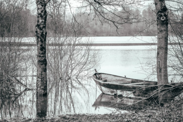 Photographie intitulée "La barque" par Christelle Prieur, Œuvre d'art originale, Photographie numérique