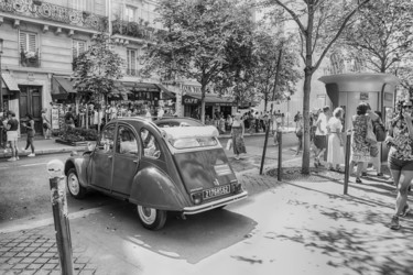 Photographie intitulée "La 2 CV parisienne" par Christelle Prieur, Œuvre d'art originale, Photographie numérique