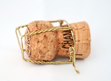 Photographie intitulée "bouchon de Champagne" par Christelle Prieur, Œuvre d'art originale, Photographie numérique