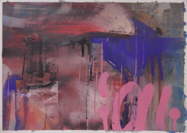 Peinture intitulée "Event 7" par Miloš Hronec, Œuvre d'art originale, Huile