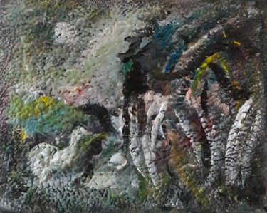 Painting titled "paysage douce" by Sam Keusseyan, Original Artwork, Acrylic