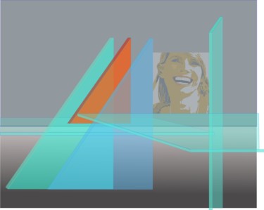 Digital Arts titled "Palais de verre ave…" by Wolf Thiele, Original Artwork, 2D Digital Work