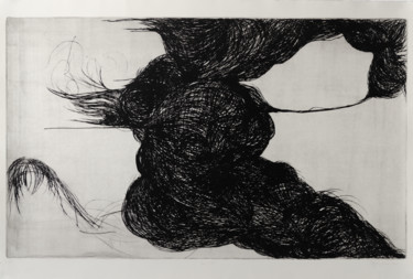 印花与版画 标题为“Noir 55981, 2019” 由Rafaela Antunes, 原创艺术品, 雕刻