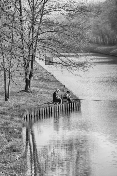 Photographie intitulée "Les pêcheurs" par Christelle Prieur, Œuvre d'art originale, Photographie numérique
