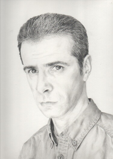 Dessin intitulée "Jean-Marc" par Jean-Marc Gilles, Œuvre d'art originale, Graphite