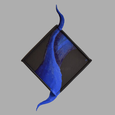 Painting titled "Витік із джерела/Le…" by Kristina Skripa, Original Artwork, Acrylic Mounted on Cardboard