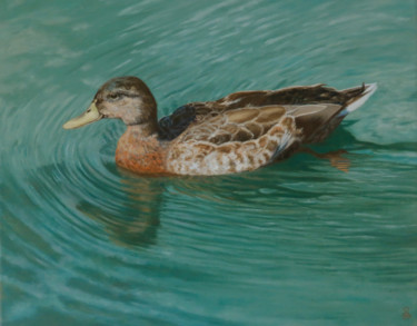 绘画 标题为“Cooling Off” 由Vicki Van Vynckt, 原创艺术品, 油