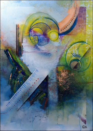 Peinture intitulée "#166 "Exile"" par Gwoo Milord, Œuvre d'art originale, Acrylique